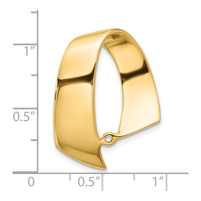 14K Yellow Gold Diamond Slide Slide Mounting – view 5