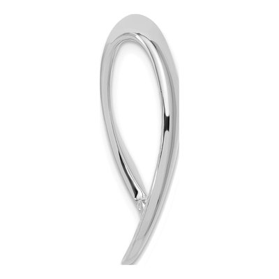 14K White Gold Peg-Set Diamond Slide Slide Mounting – view 3