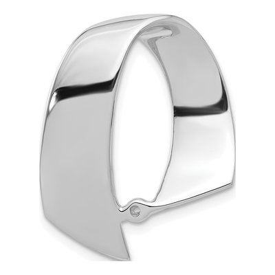 14K White Gold Peg-Set Diamond Slide Slide Mounting