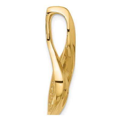 14K Yellow Gold Peg Set Slide Slide Mounting – view 2