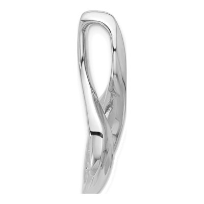 14K White Gold Peg-Set Diamond Slide Slide Mounting – view 3