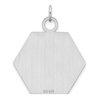 Sterling Silver Medical ID Pendant – view 4