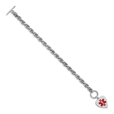 Sterling Silver Medical ID Bracelet – view 3