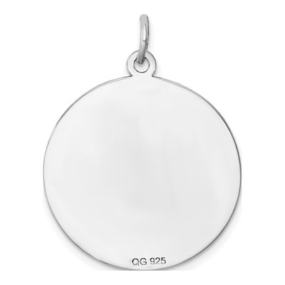 Sterling Silver U.s Navy Disc Pendant – view 5