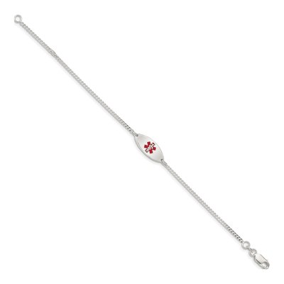 Sterling Silver Medical ID Bracelet – view 2