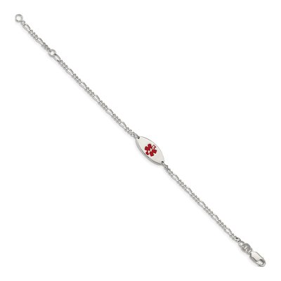 Sterling Silver Medical ID Bracelet – view 2