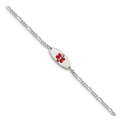 Sterling Silver Medical ID Bracelet