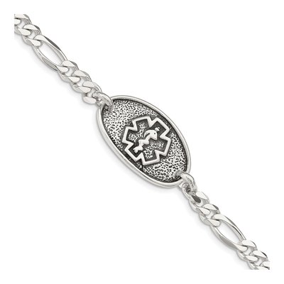 Sterling Silver Medical ID Bracelet