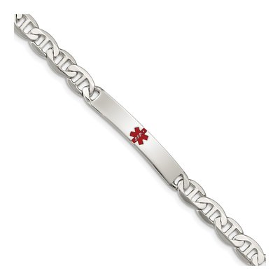 Sterling Silver Medical ID Bracelet