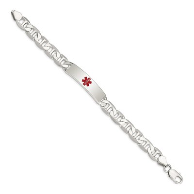 Sterling Silver Medical ID Bracelet – view 3
