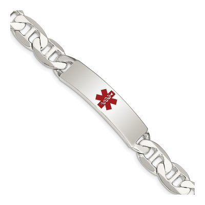 Sterling Silver Medical ID Bracelet