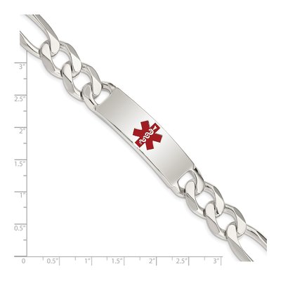 Sterling Silver Medical ID Bracelet – view 6