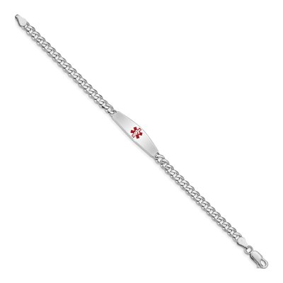 Sterling Silver Medical ID Bracelet – view 3
