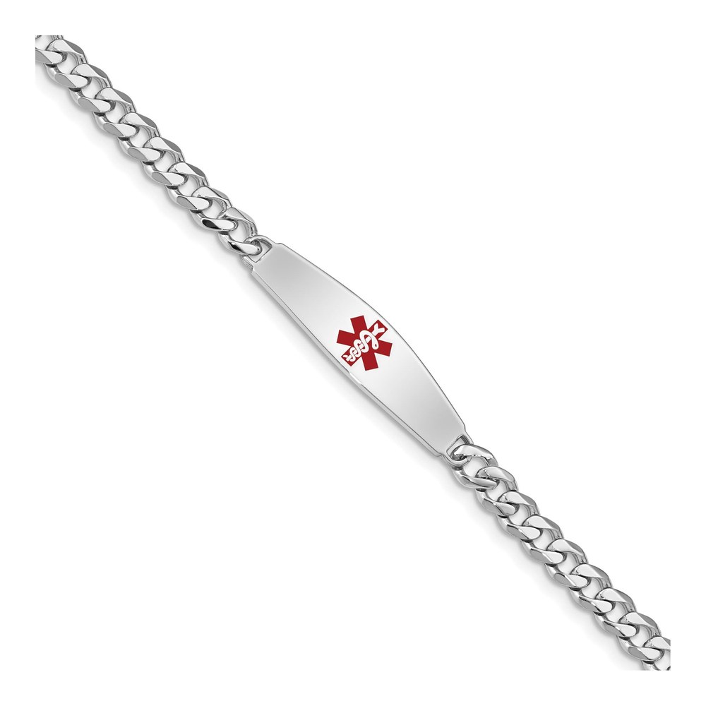 Sterling Silver Medical ID Bracelet