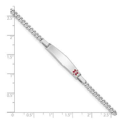Sterling Silver Kids' Medical ID Bracelet – view 5