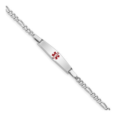 Sterling Silver Kids' Medical ID Bracelet