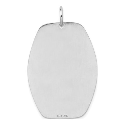 Sterling Silver Medical ID Pendant – view 4