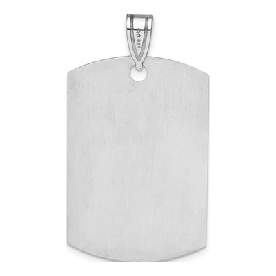 Sterling Silver Medical ID Pendant – view 3