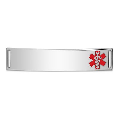 Sterling Silver Medical ID Plate Bracelet