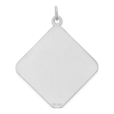 Sterling Silver Medical ID Pendant – view 4