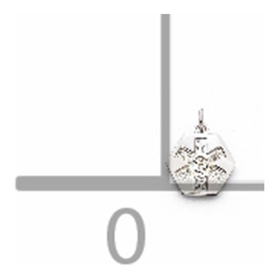 Sterling Silver Medical ID Pendant – view 3