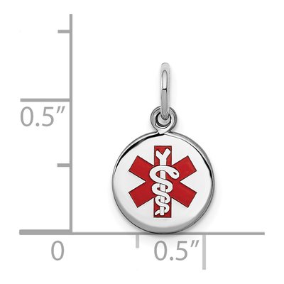 Sterling Silver Medical Pendant – view 5