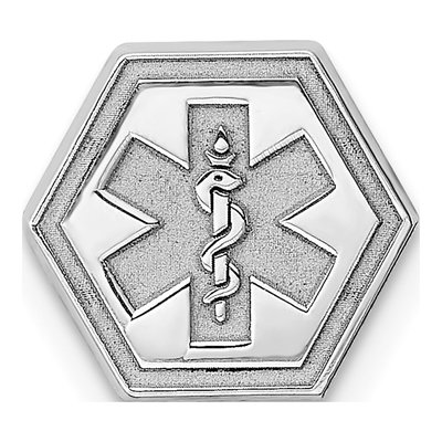 Sterling Silver Medical Emblem Charm