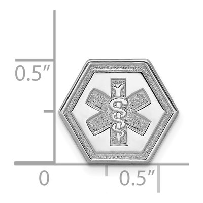Sterling Silver Medical Emblem Charm – view 4