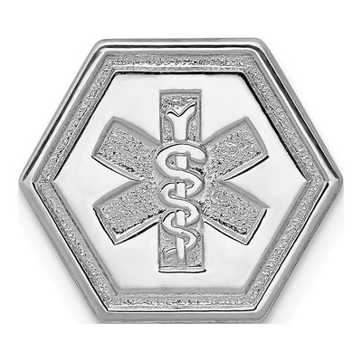 Sterling Silver Medical Emblem Charm