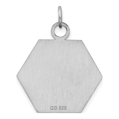 Sterling Silver Medical ID Pendant – view 4
