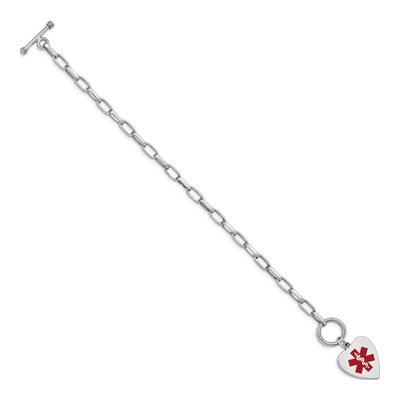 Sterling Silver Medical ID Bracelet – view 2