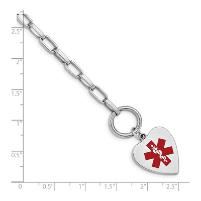 Sterling Silver Medical ID Bracelet – view 3