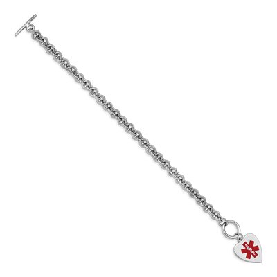Sterling Silver Medical ID Bracelet – view 2