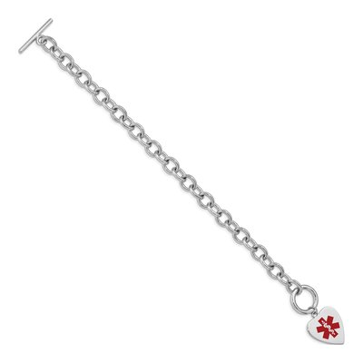 Sterling Silver Medical ID Bracelet – view 2