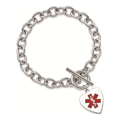 Sterling Silver Medical ID Bracelet – view 4