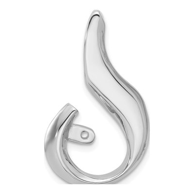 14K White Gold Peg-Set Diamond Slide Slide Mounting