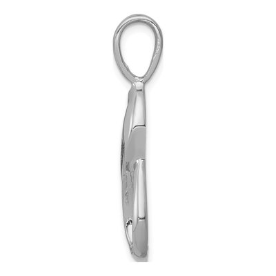 14K White Gold 1/6 ct tw Diamond Slide Pendant – view 2