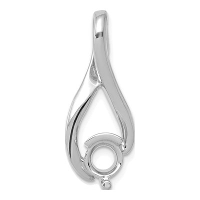 14K White Gold for Slide Pendant
