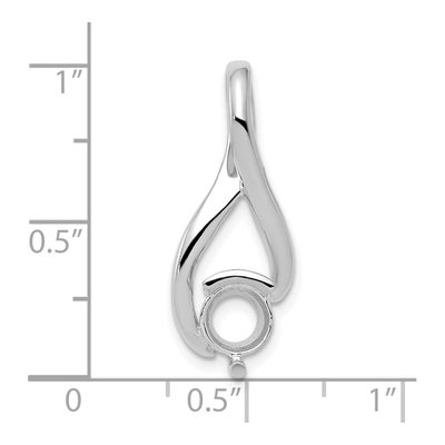 14K White Gold for Slide Pendant – view 4