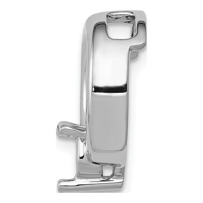 14K White Gold Slide for Slide Mounting – view 3