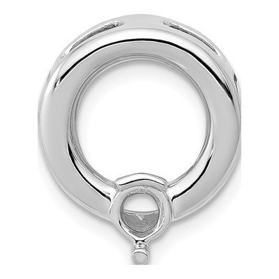 14K White Gold Slide for Slide Mounting – view 6