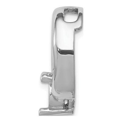 14K White Gold Slide for Slide Mounting – view 2