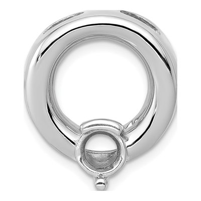 14K White Gold Slide for Slide Mounting – view 5