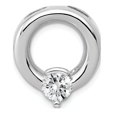 14K White Gold Slide for Slide Mounting