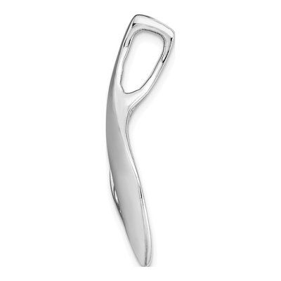 14K White Gold Diamond Slide Pendant – view 3