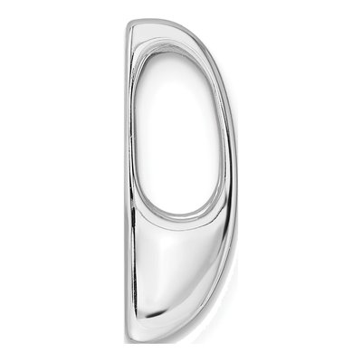 14K White Gold Holds Pendant Mounting – view 3