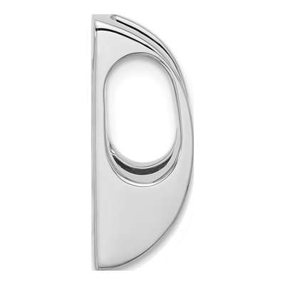 14K White Gold Slide Pendant Mounting – view 3