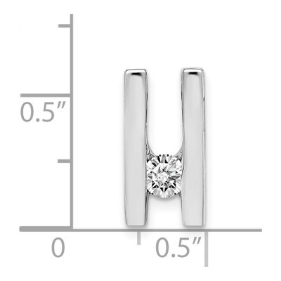 14K White Gold 0.27 ct tw Diamond Slide Pendant – view 4