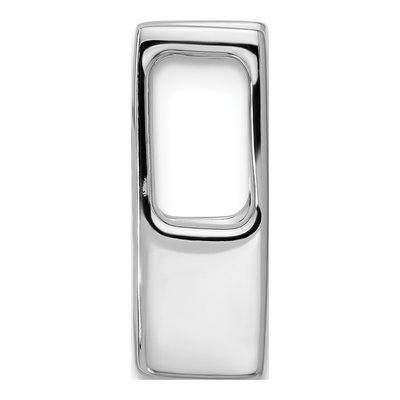 14K White Gold Slide Pendant Mounting – view 3
