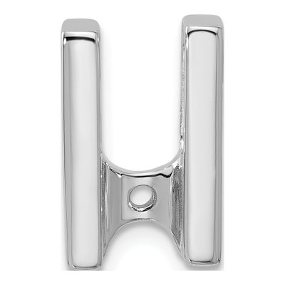 14K White Gold Slide Pendant Mounting